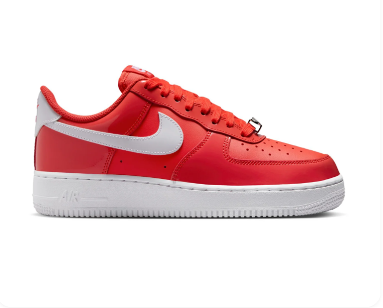 Nike Air Force 1 Sneakers – Red & White