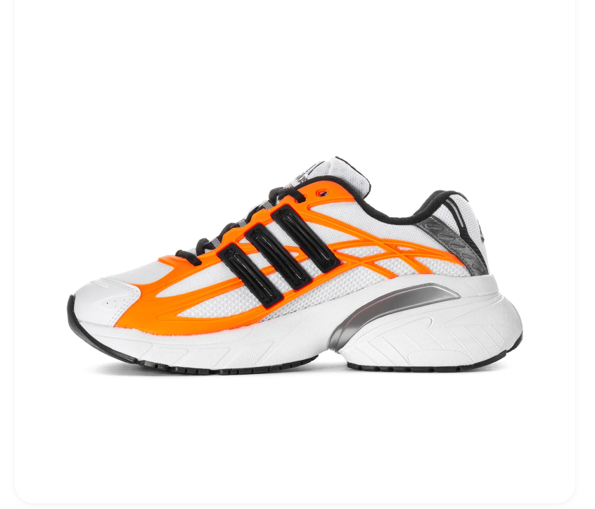 Adidas Adistar Chunky Sneakers - White, Orange & Black