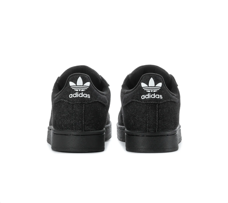 Adidas Shell-Toe Low-Top Sneakers - Black with White Laces
