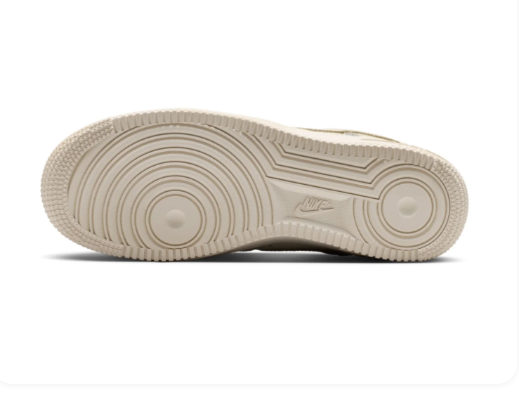 Nike Air Force 1 Low Sneakers – Cream with Ribbon Laces