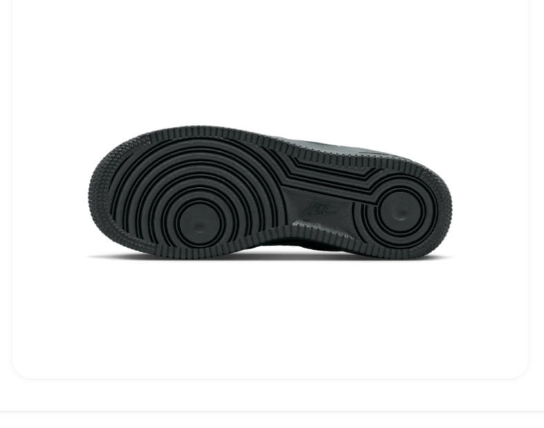 Nike Low-Top Sneakers – Black & Charcoal with Outlined Swoosh