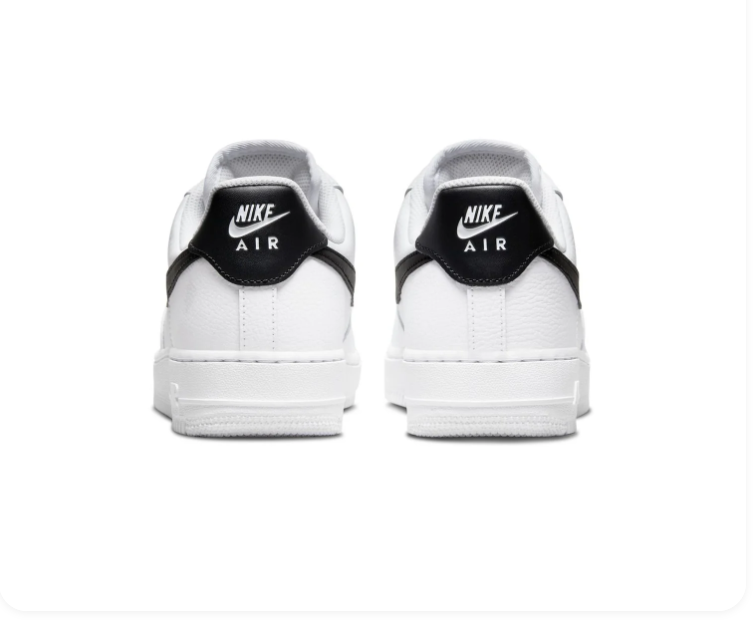 Nike Low-Top Sneakers – White & Black