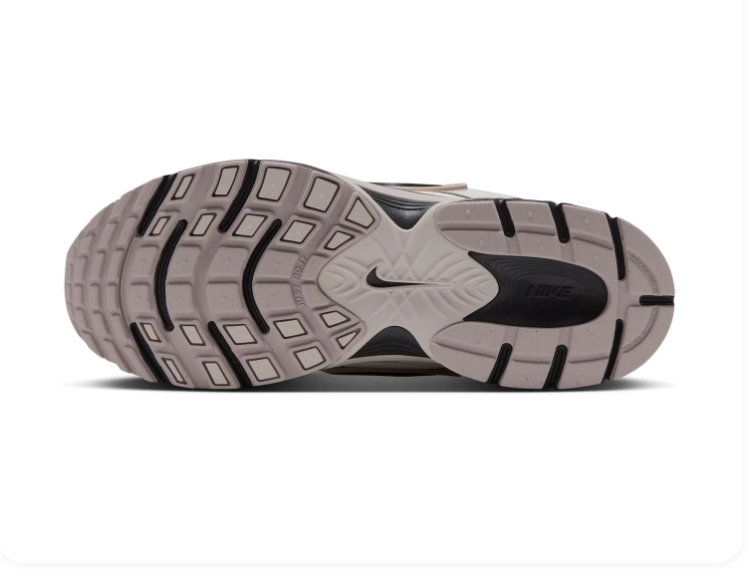 Nike Sneakers – Cream & Silver Grey with Black Accents