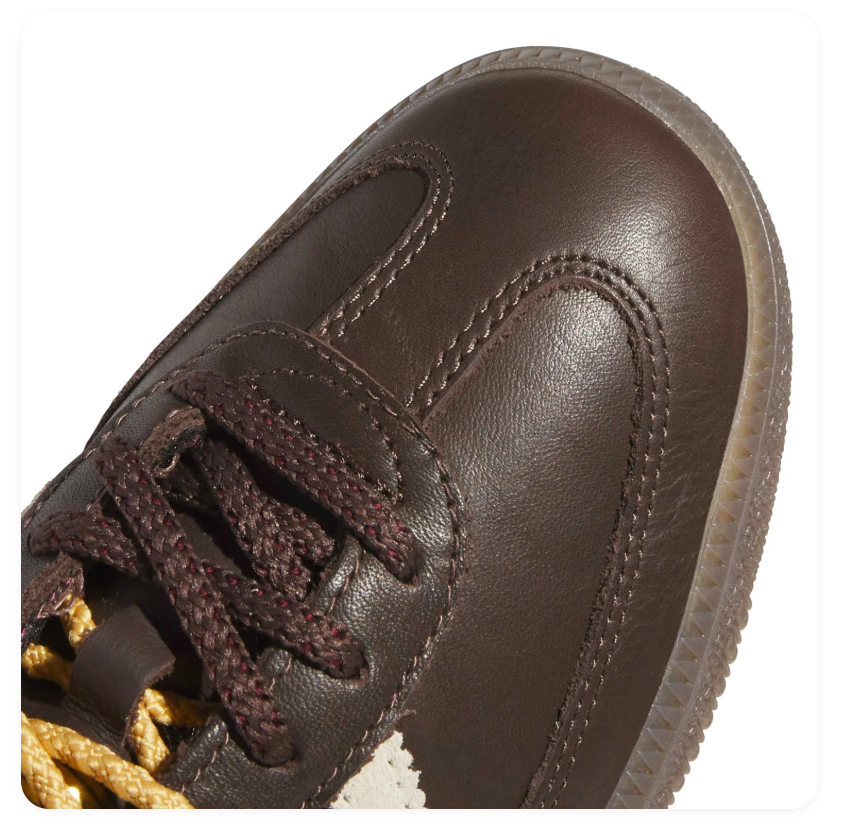 Adidas Samba Sneakers - Dark Brown, Cream & Burgundy