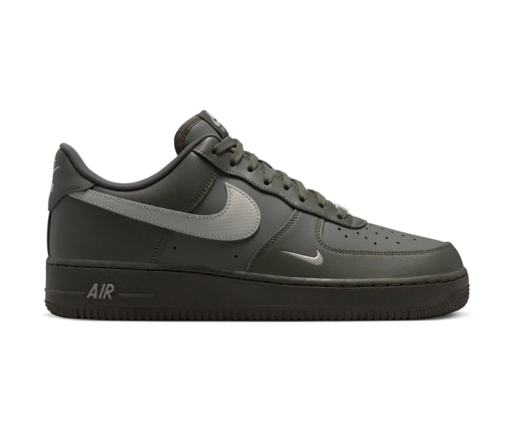 Nike Air Force 1 Low Sneakers – Dark Olive & Light Grey