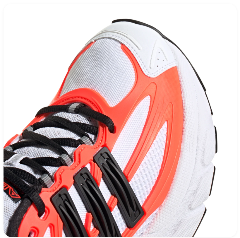 Adidas Adistar Chunky Sneakers - White, Orange & Black