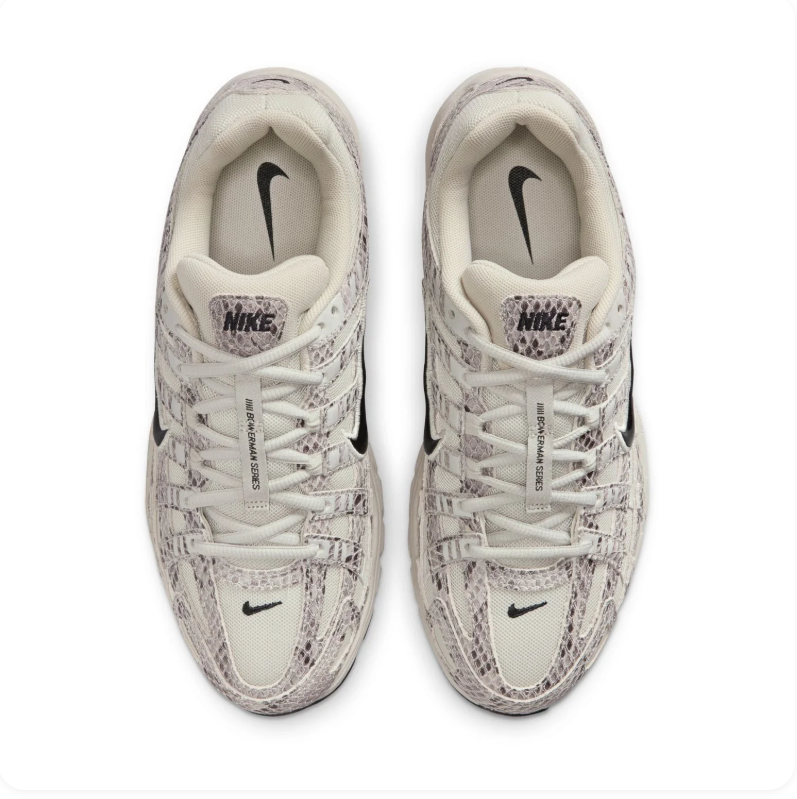 Nike P-6000 Snakeskin Print Sneakers – Cream & Black