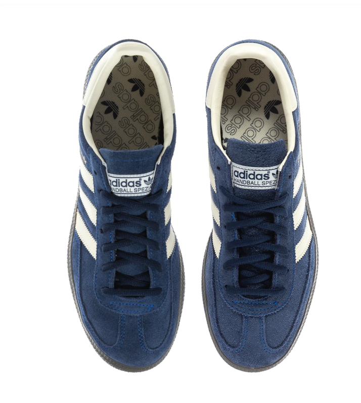 Adidas Handball Spezial Sneakers - Navy & Cream with Dark Gray Sole
