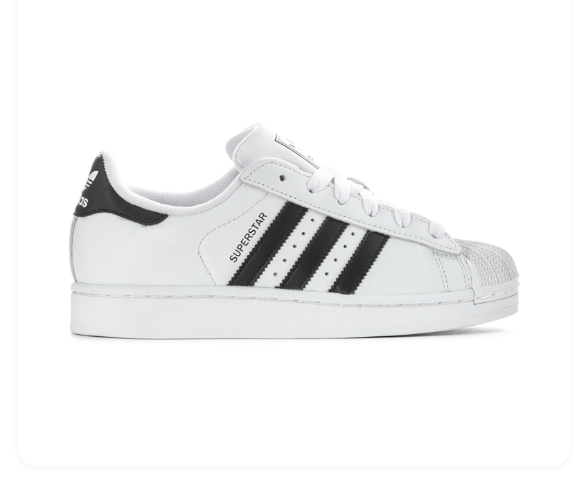 Adidas Superstar Sneakers – White & Black with Shell Toe