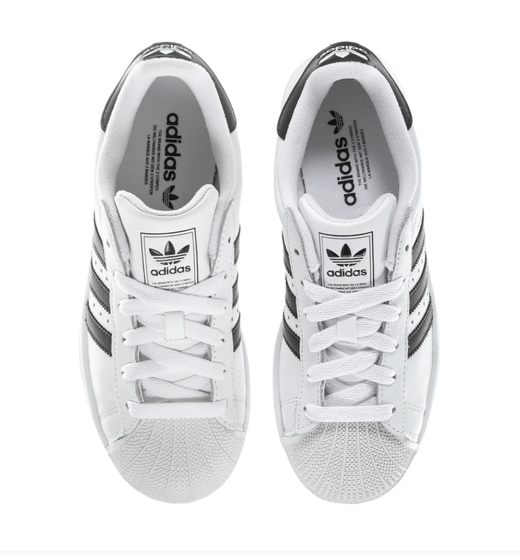 Adidas Superstar Sneakers – White & Black with Shell Toe