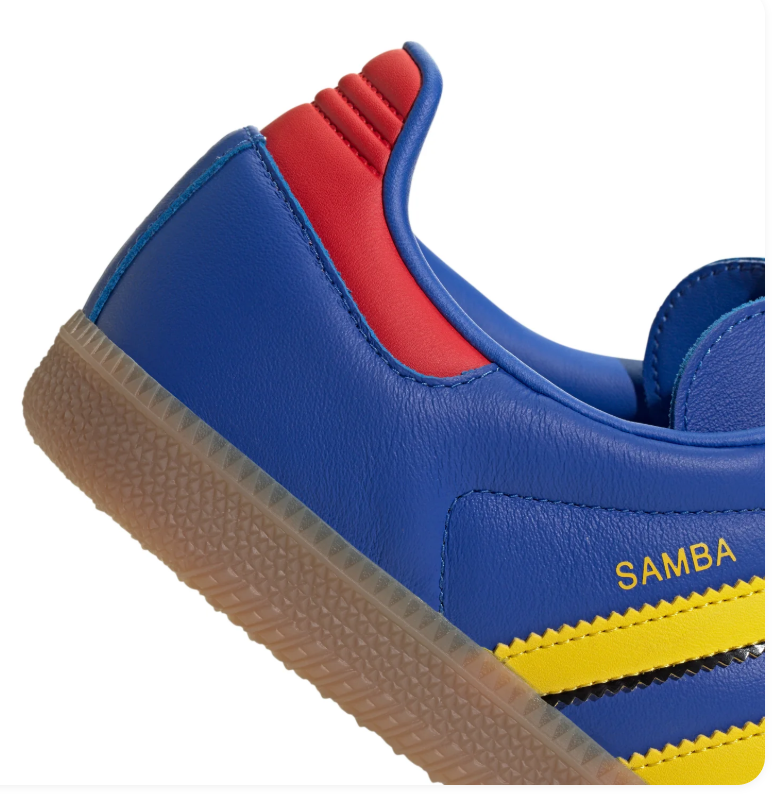 Adidas Samba Club América Sneakers - Blue, Yellow & Red