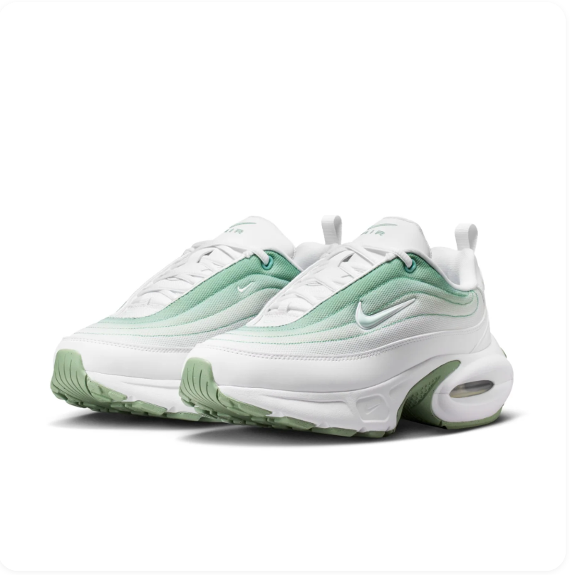 Nike Air Max Sneakers – White & Mint Green