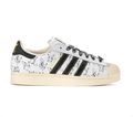 Adidas Shell-Toe Sneakers with Pikachu Graphics - White & Black