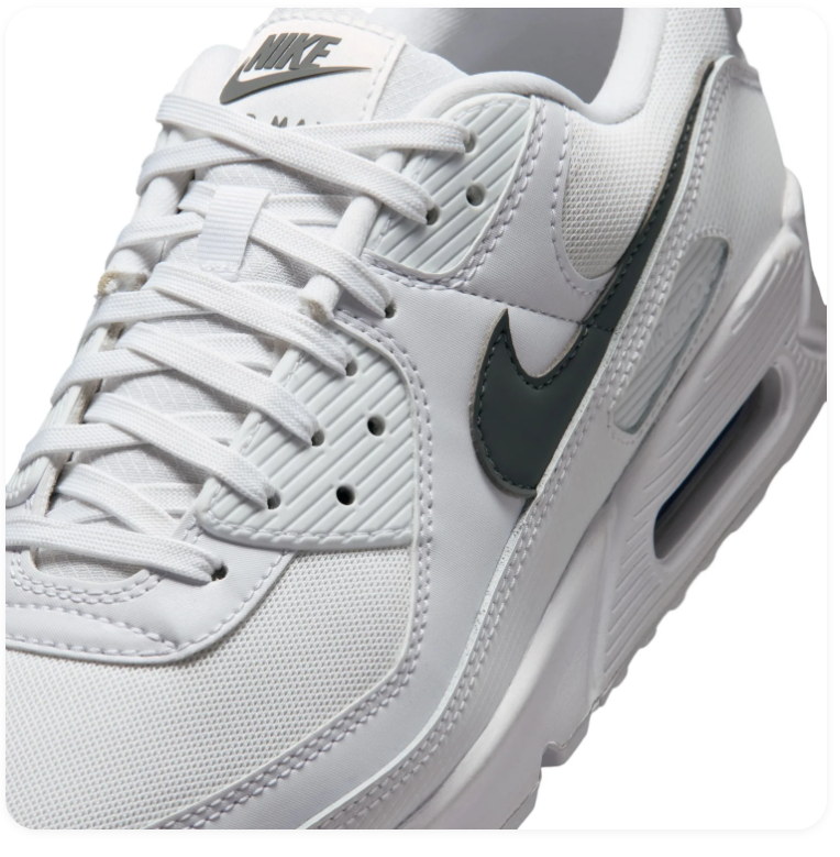 Nike Air Max 90 Sneakers – White & Black