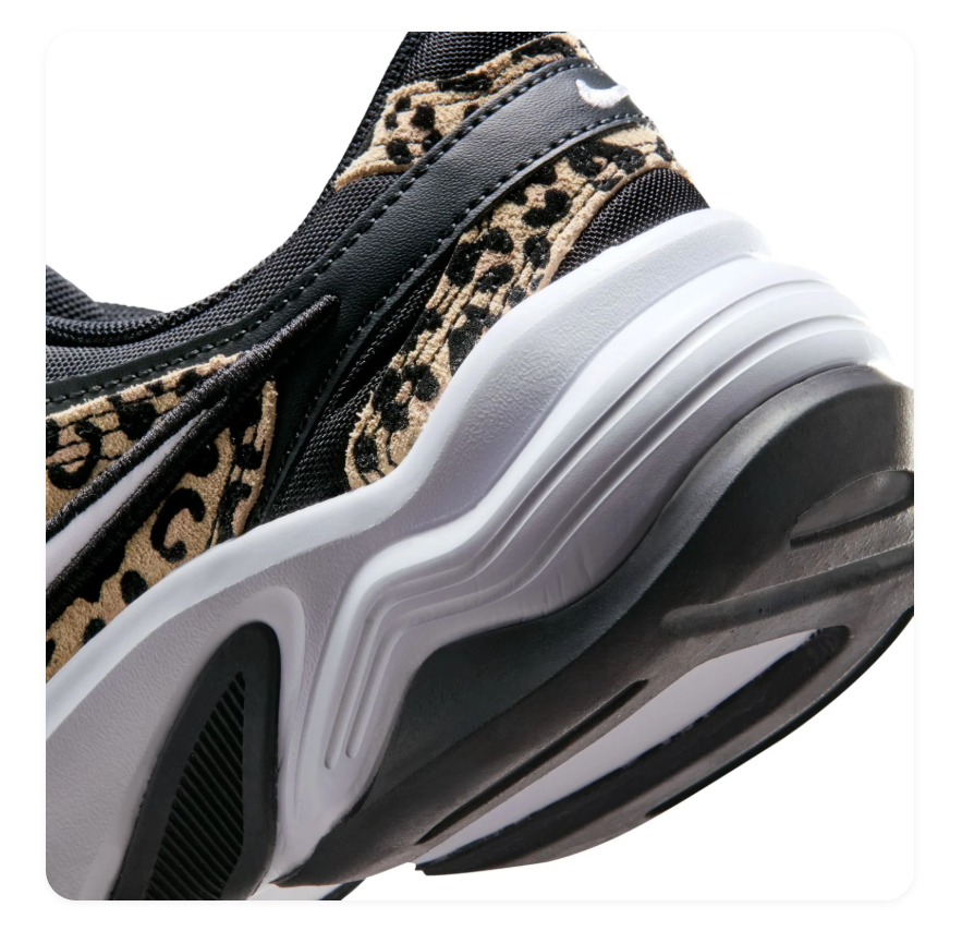 Nike Leopard Print Chunky Sneakers – Black & White