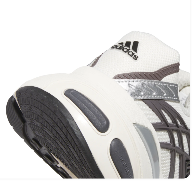 Adidas Adistar Chunky Sneakers - White & Gray with Black Stripes