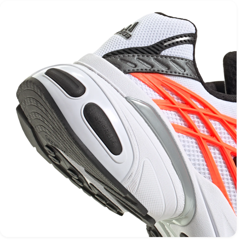 Adidas Adistar Chunky Sneakers - White, Orange & Black