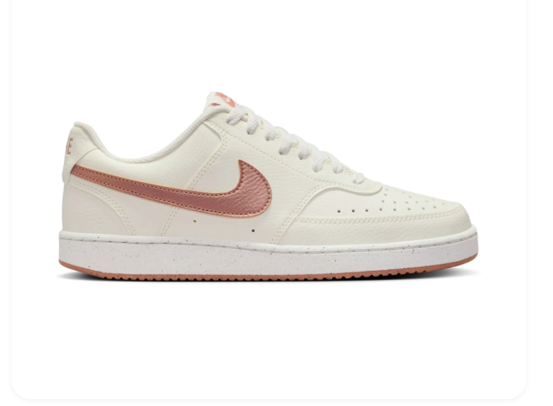 Nike Low-Top Sneakers – Cream & Rose Pink