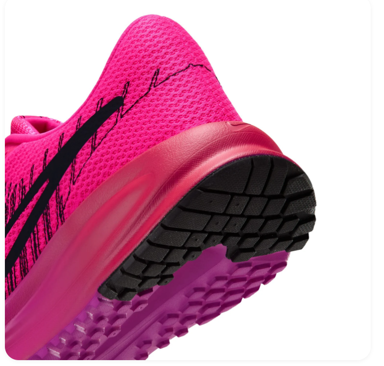 Nike Sneakers – Hot Pink & Black with Purple Outsole Details