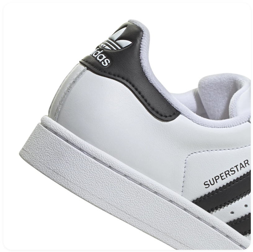 Adidas Superstar Sneakers – White & Black with Shell Toe