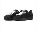 Adidas Shell-Toe Low-Top Sneakers - Black with White Laces