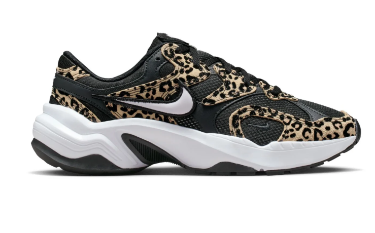 Nike Leopard Print Chunky Sneakers – Black & White
