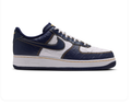 Nike Low-Top Sneakers – Navy & White with Yellow Stitching