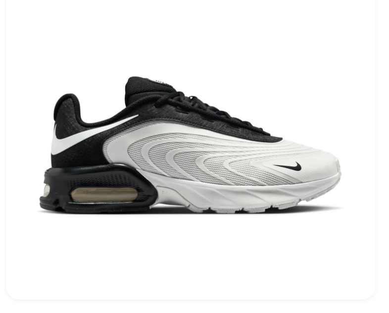 Nike Air Max Sneakers – White, Black & Grey