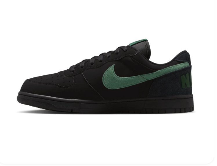 Nike Low-Top Sneakers – Black & Green