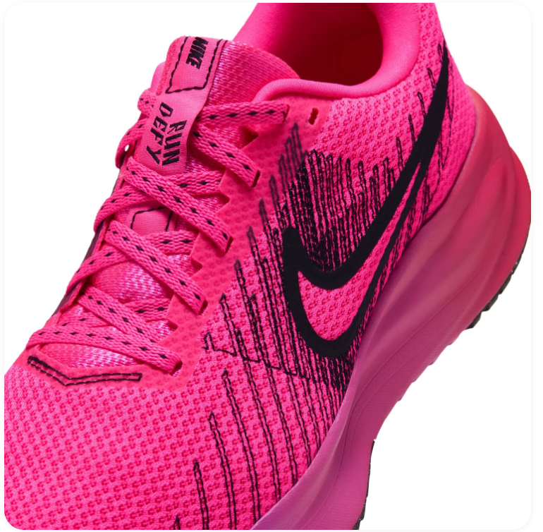 Nike Sneakers – Hot Pink & Black with Purple Outsole Details