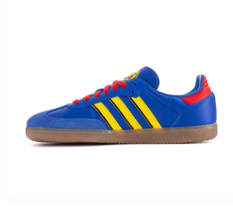 Adidas Samba Club América Sneakers - Blue, Yellow & Red