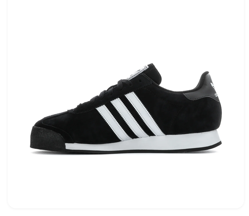 Adidas Samoa Low-Top Sneakers - Black & White
