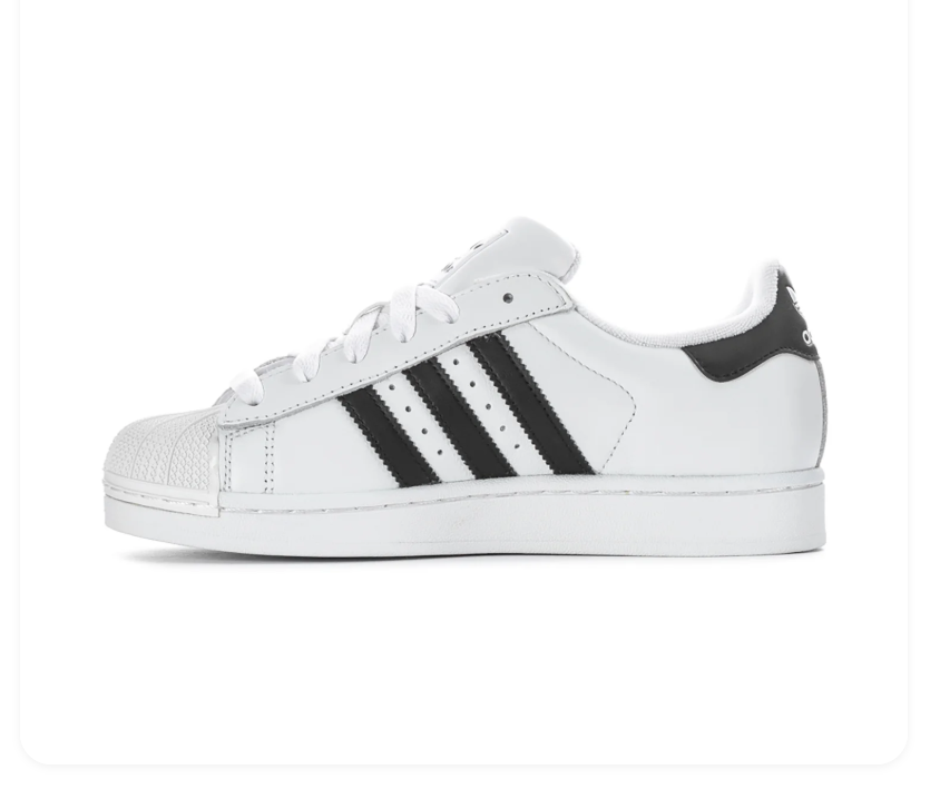 Adidas Superstar Sneakers – White & Black with Shell Toe