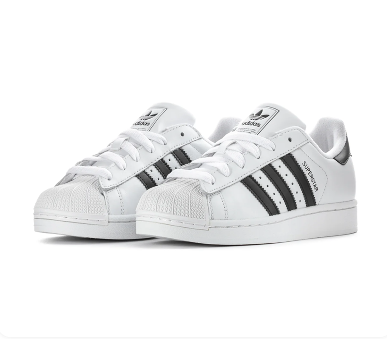 Adidas Superstar Sneakers – White & Black with Shell Toe