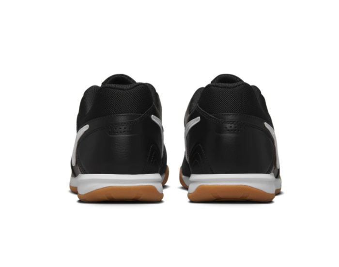 Nike Low-Top Sneakers – Black & White with Gum-Colored Sole