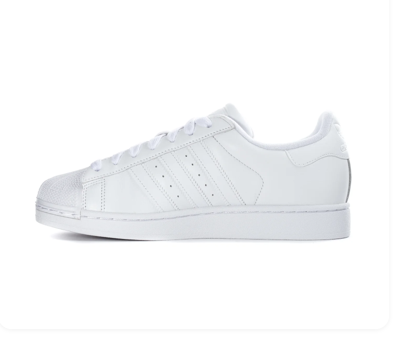 Adidas Shell-Toe Low-Top Sneakers - All White