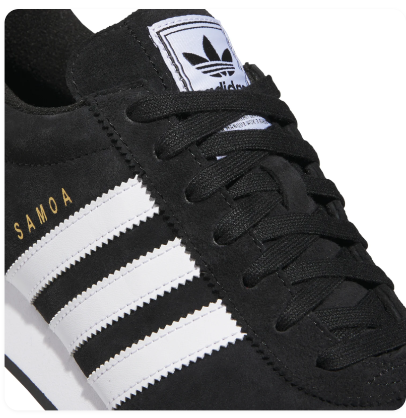 Adidas Samoa Low-Top Sneakers - Black & White
