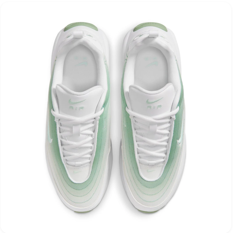 Nike Air Max Sneakers – White & Mint Green