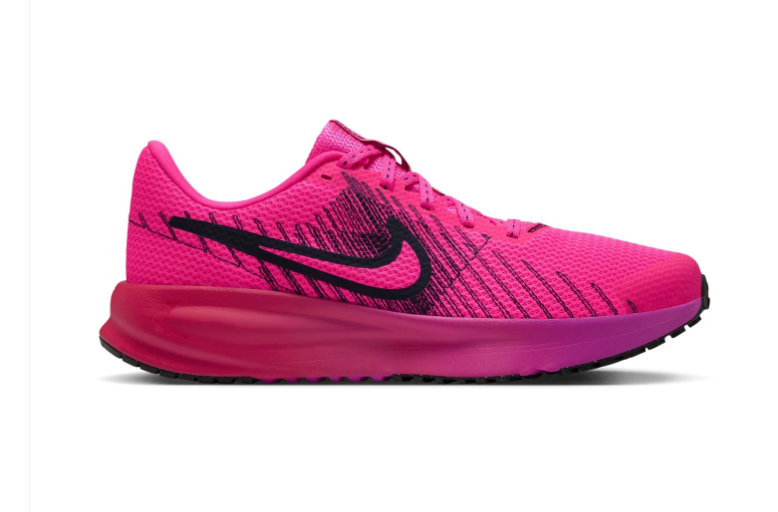 Nike Sneakers – Hot Pink & Black with Purple Outsole Details
