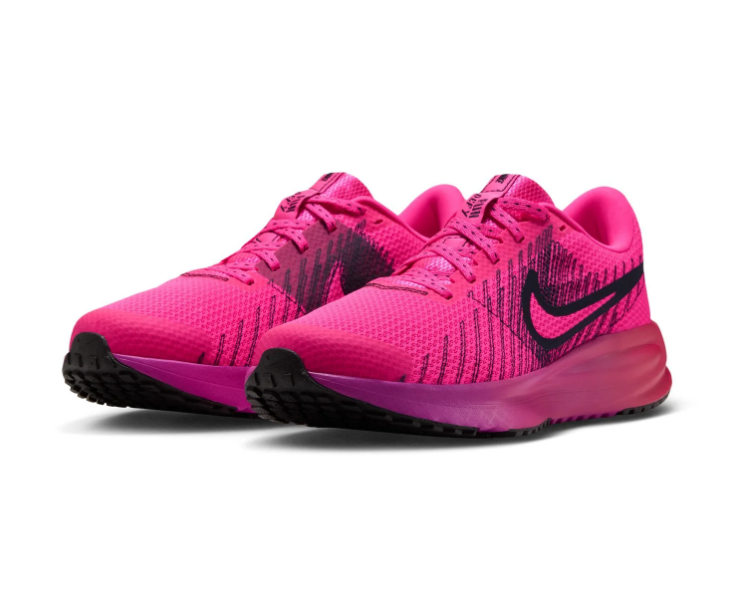 Nike Sneakers – Hot Pink & Black with Purple Outsole Details