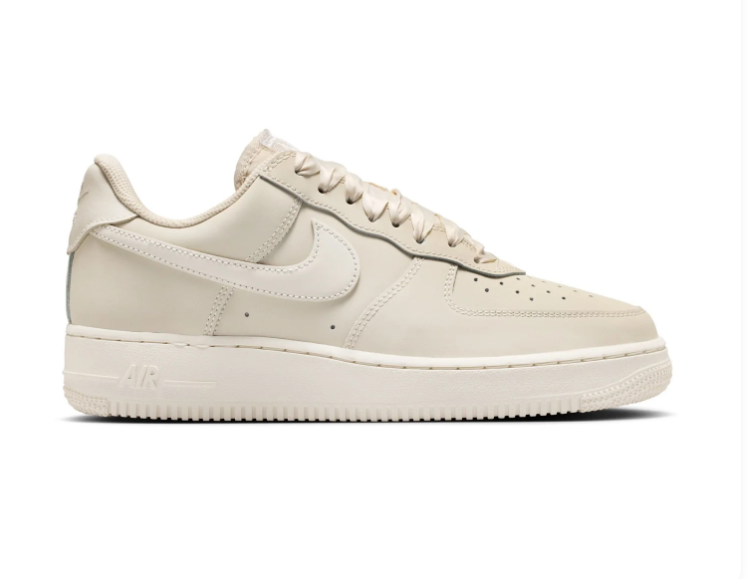 Nike Air Force 1 Low Sneakers – Cream with Ribbon Laces