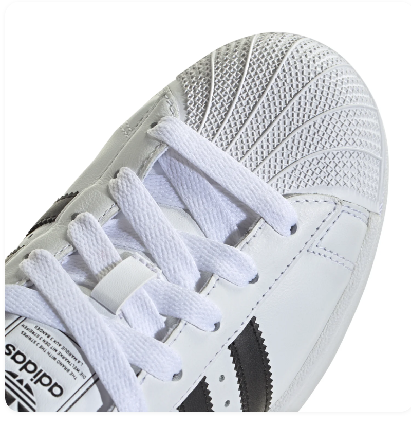 Adidas Superstar Sneakers – White & Black with Shell Toe