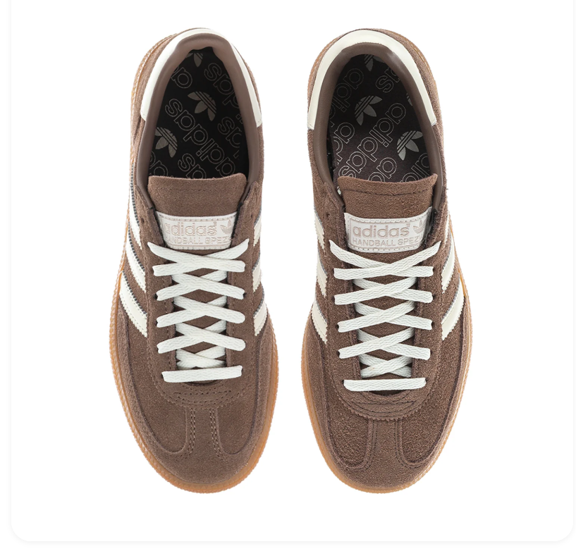 Adidas Spezial Sneakers – Taupe & Cream with Gum-Colored Sole