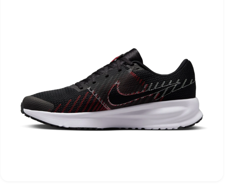 Nike Sneakers – Black & Red with White Sole