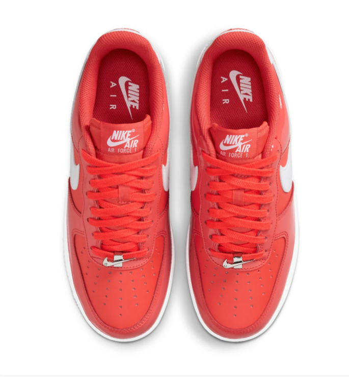 Nike Air Force 1 Sneakers – Red & White