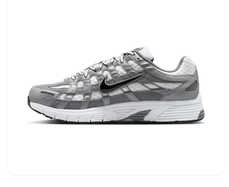 Nike P-6000 Sneakers – Grey, White & Black