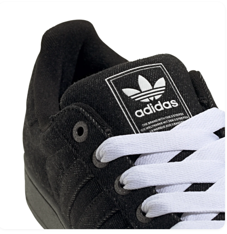 Adidas Shell-Toe Low-Top Sneakers - Black with White Laces