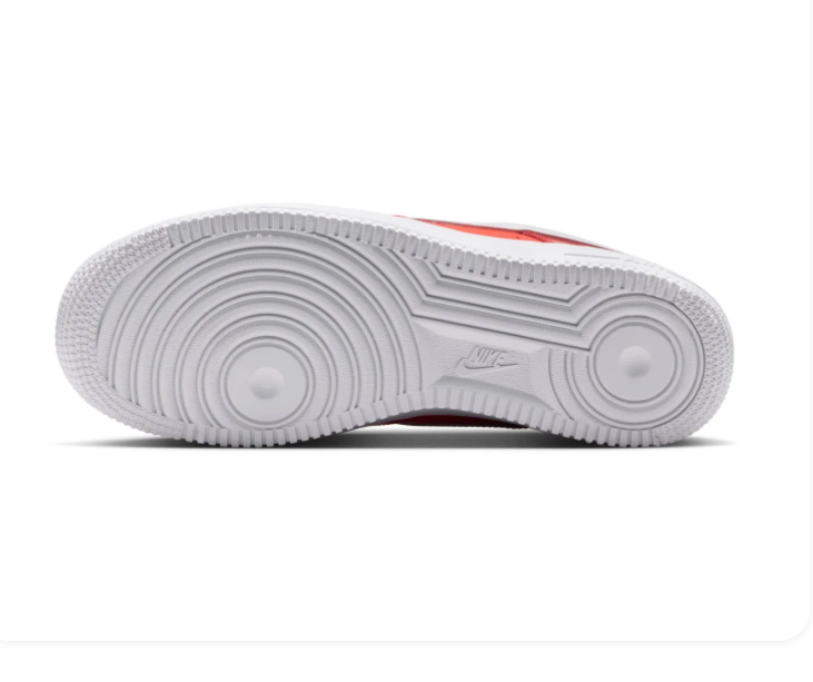 Nike Air Force 1 Sneakers – Red & White