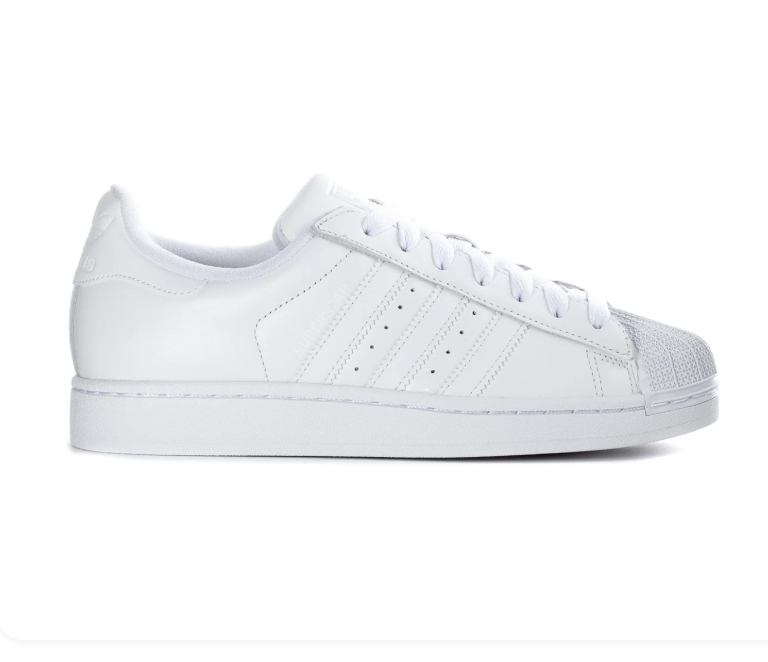 Adidas Shell-Toe Low-Top Sneakers - All White