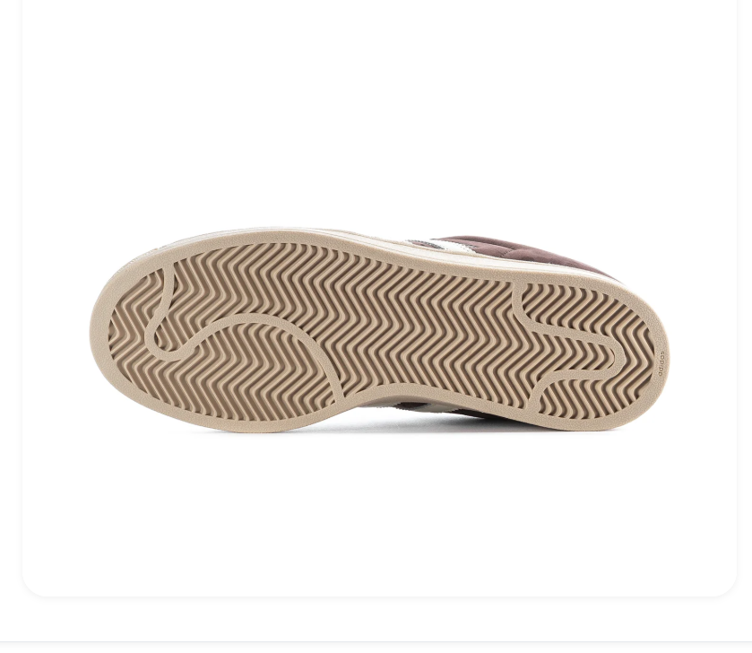 Adidas Shell-Toe Sneakers – Dark Brown & Cream